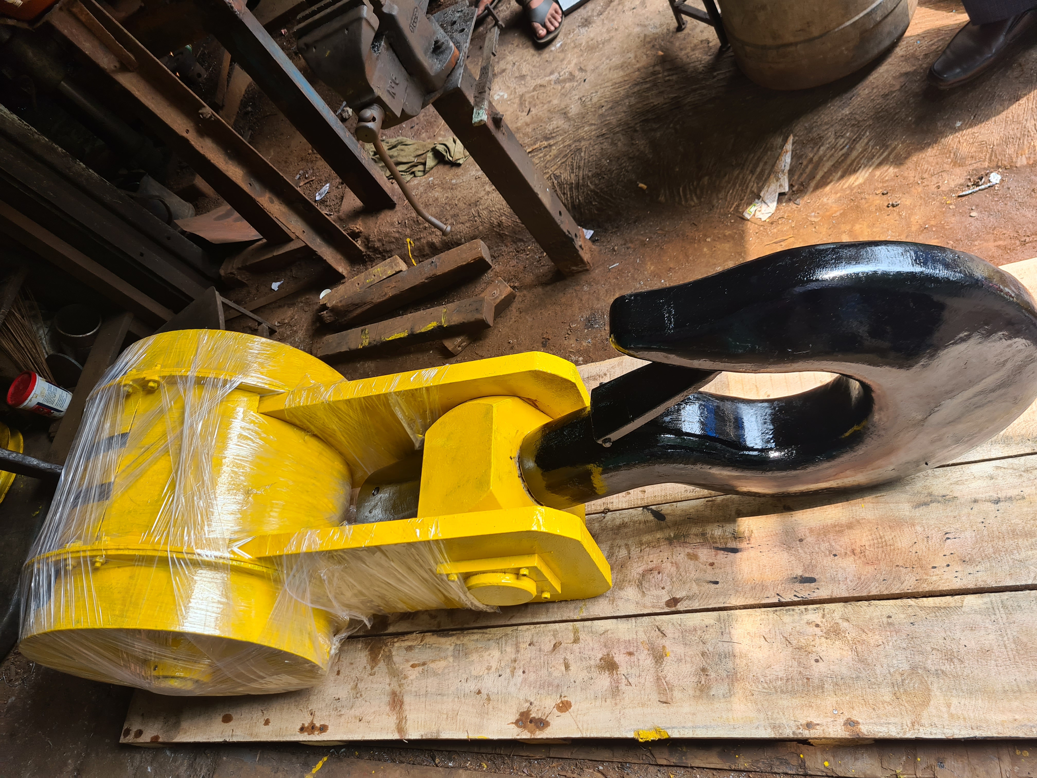 Heavy Crane Bottom Block Assembly & Rigging